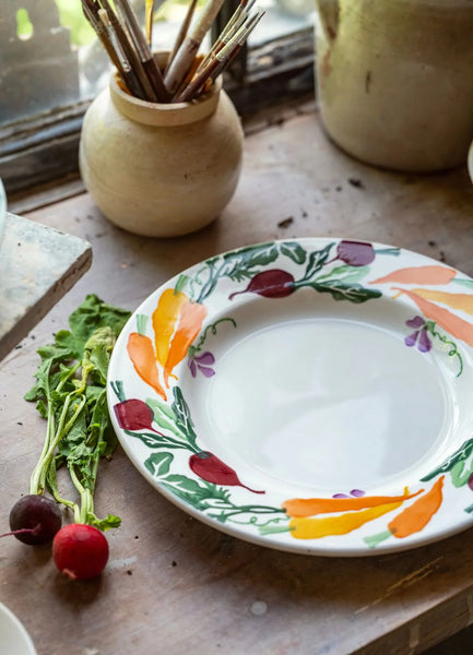 Emma Bridgewater Carrots & Beets Medium Dinner Plate - 8.5 Inch