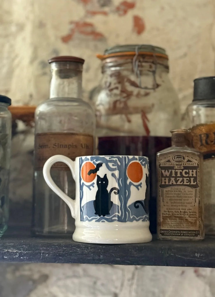 Emma Bridgewater The Wise Witches Black Cats 1/2 Pint Mug