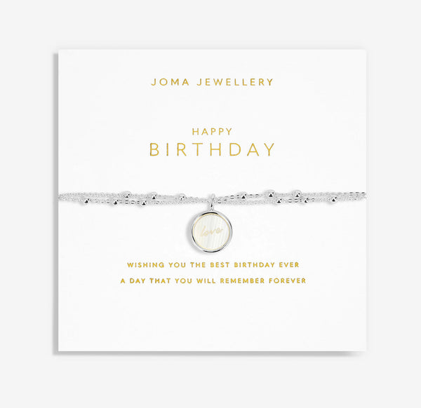 Joma Jewellery My Moments 'Happy Birthday' Bracelet