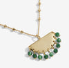 Joma Jewellery Bohemia 'Green Agate' Necklace