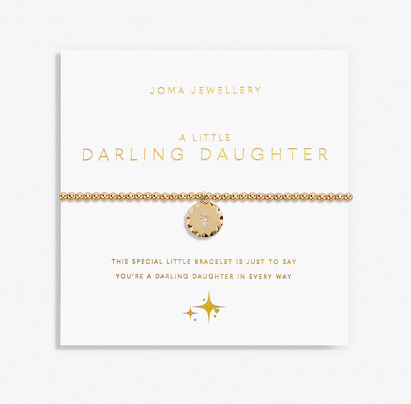 Joma Jewellery Gold A Little 'Darling Daughter' Bracelet