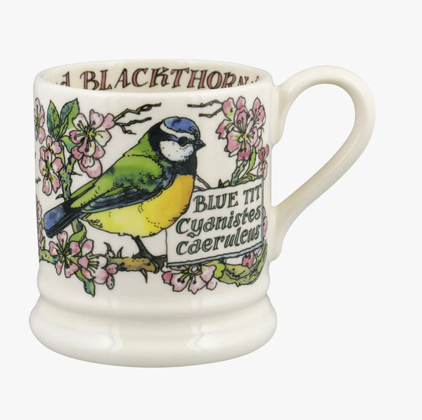 Emma Bridgewater Blue Tit & Blackthorn 1/2 Pint Mug