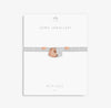 Joma Jewellery Lila Heart Silver And Rose Gold Bracelet