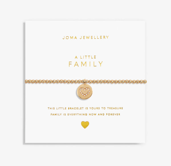 Joma Jewellery Gold A Little 'Family' Bracelet