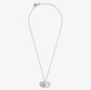 Joma Jewellery Perla Pink Mother Of Pearl Heart Necklace