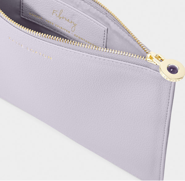 Katie Loxton Birthstone Pouch - February