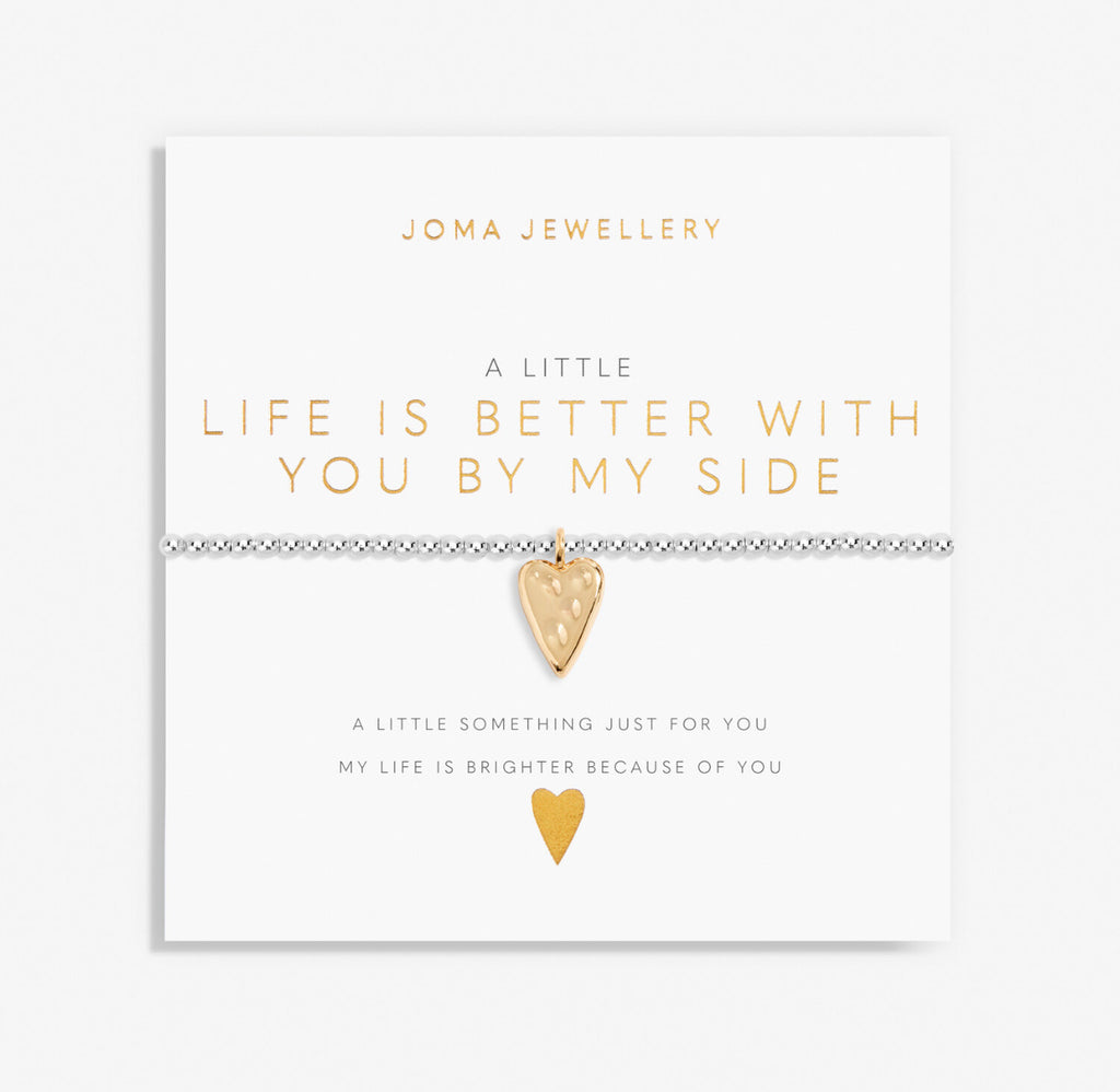 Joma Jewellery A Little 'Life Is Better With You By My Side' Bracelet