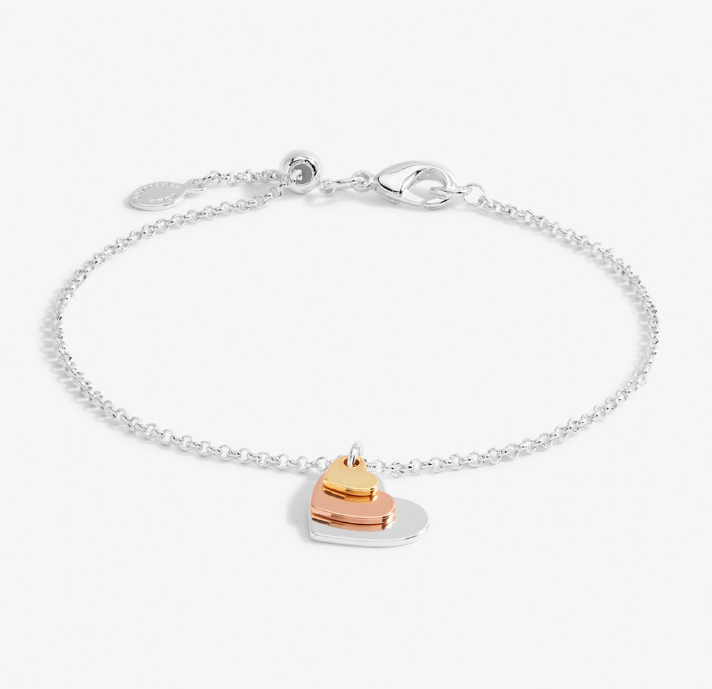 Joma Jewellery Florence Graduating Hearts Bracelet