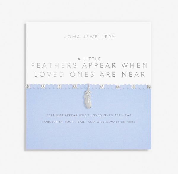 Joma Jewellery Live Life In Colour A Little 'Feathers Appear When Loved Ones Are Near' Bracelet