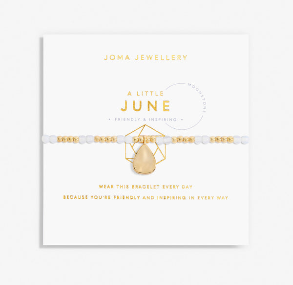 Joma Jewellery A Little Birthstone 'June' Gold Bracelet