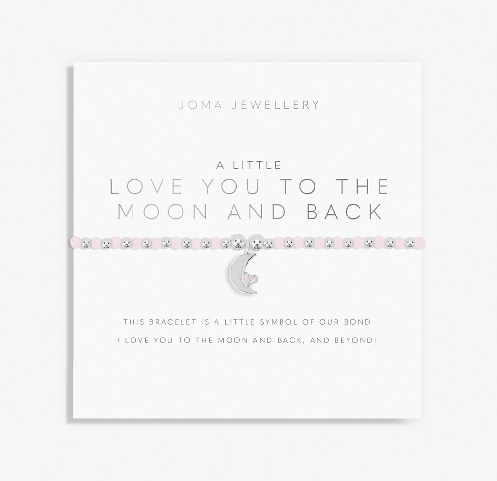 Joma Jewellery Colour Pop A Little 'Love You To The Moon And Back' Bracelet