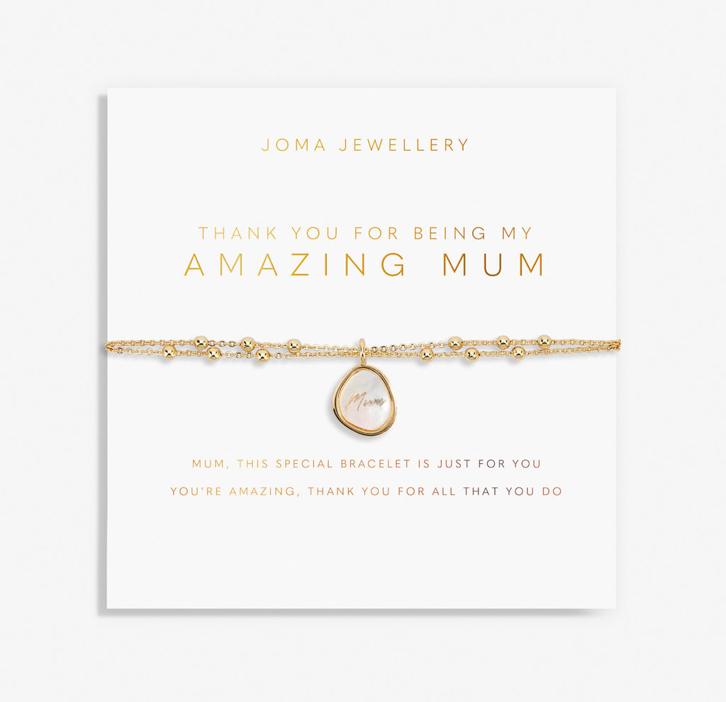 Joma Jewellery My Moments 'Thank You For Being My Amazing Mum' Bracelet