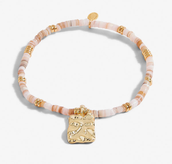 Joma Jewellery Summer Solstice Pink Shell Bracelet