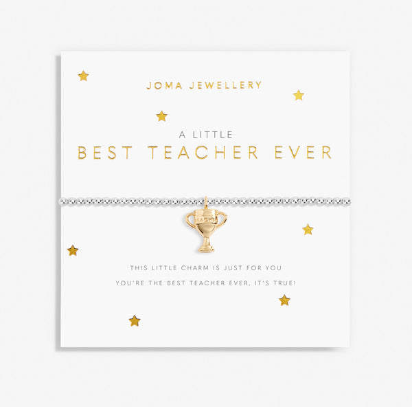 Joma Jewellery A Little 'Best Teacher Ever' Bracelet