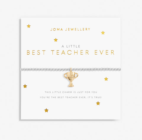 Joma Jewellery A Little 'Best Teacher Ever' Bracelet