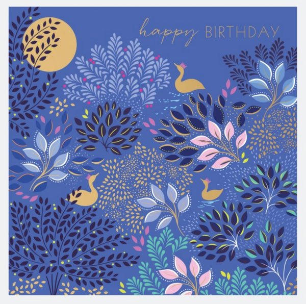 Sara Miller Water Garden Birthday Card