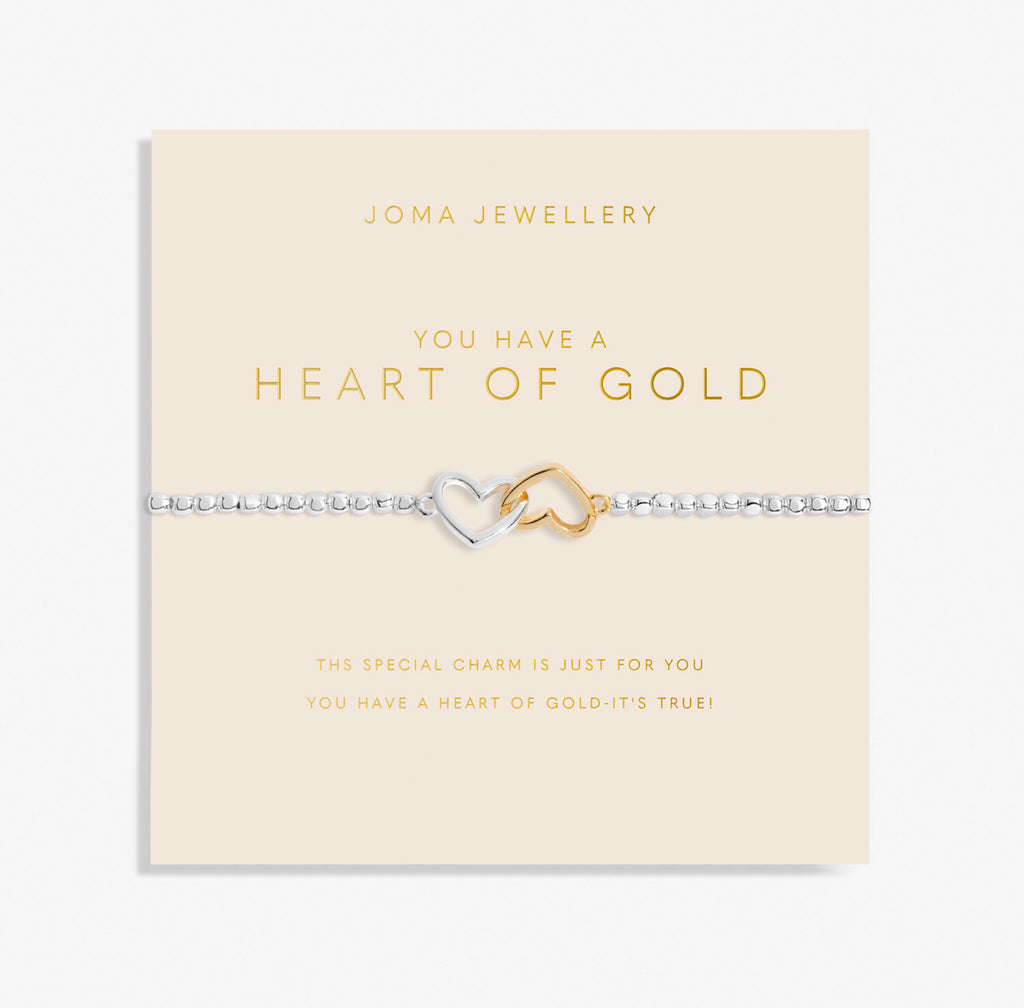 Joma Jewellery Forever Yours 'You Have A Heart Of Gold' Bracelet