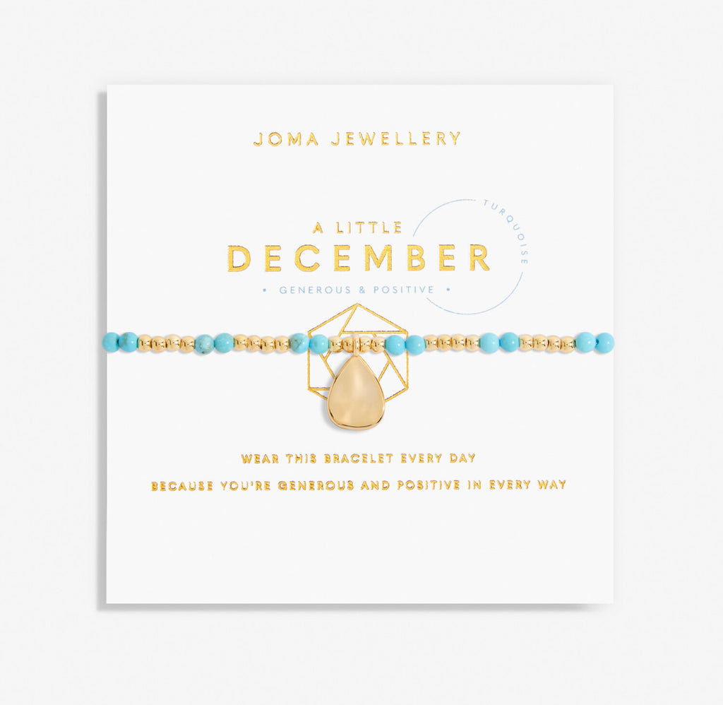 Joma Jewellery A Little Birthstone 'December' Gold Bracelet