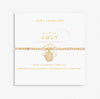 Joma Jewellery A Little Birthstone 'July' Gold Bracelet