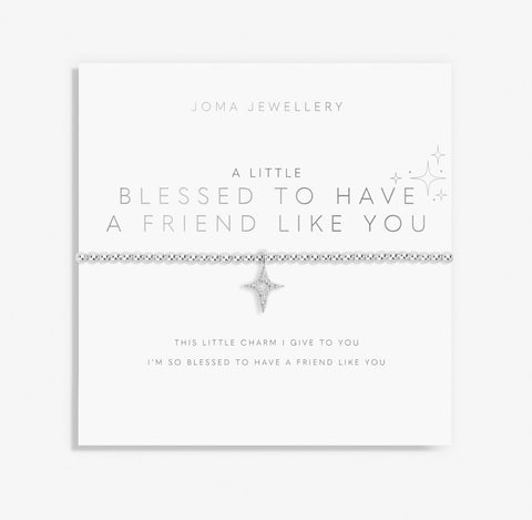 Joma Jewellery A Little 'Blessed To Have A Friend Like You' Bracelet