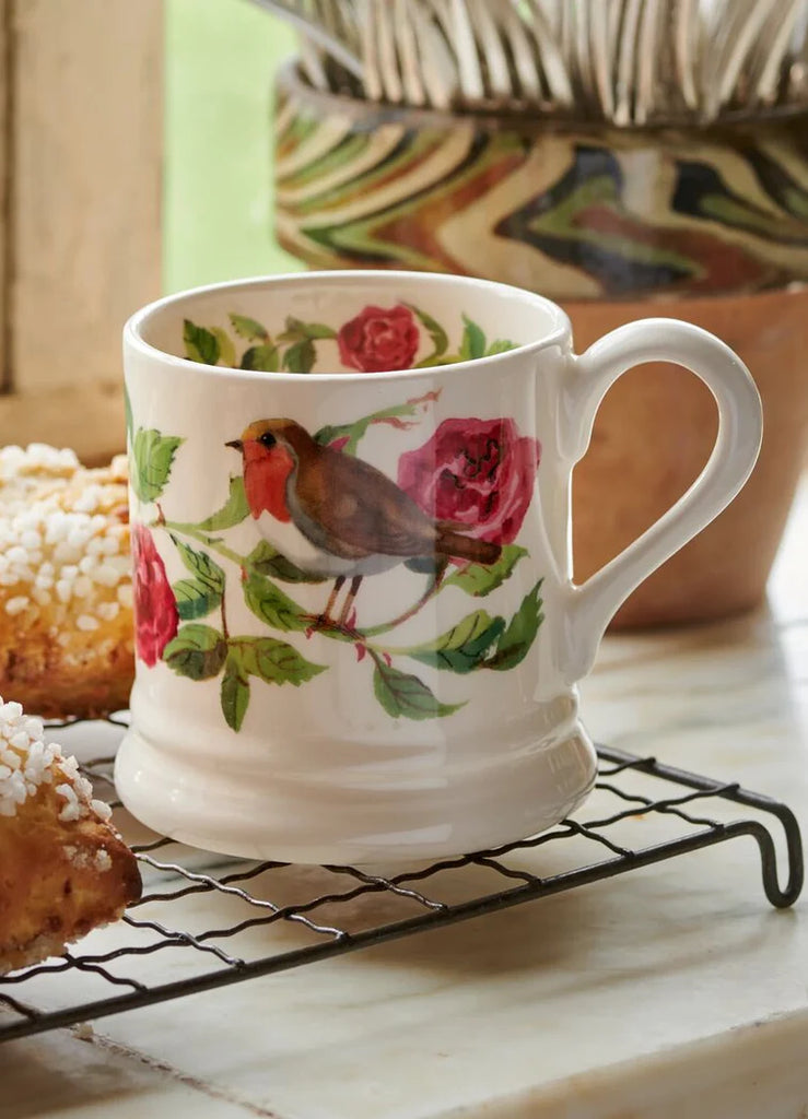 Emma Bridgewater Old Rose Half Pint Mug