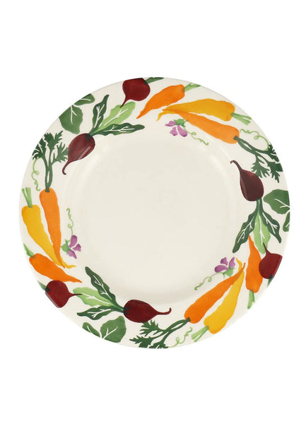 Emma Bridgewater Carrots & Beets Large Dinner Plate - 10.5 Inch