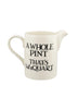Emma Bridgewater Black Toast Cream Medium Straight Jug
