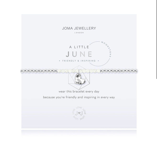 Joma Jewellery A Little Birthstone June Moonstone Bracelet