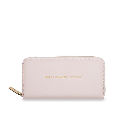 Katie Loxton Large Purse - Girls Just Wanna Have Funds (Pink)