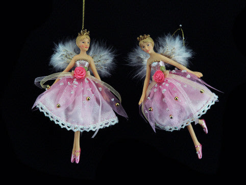 Pink Fairy Princess Christmas Tree Decoration - Small