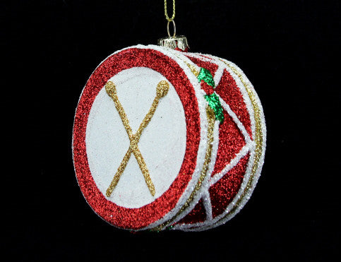 Glitter Drum Christmas Tree Decoration