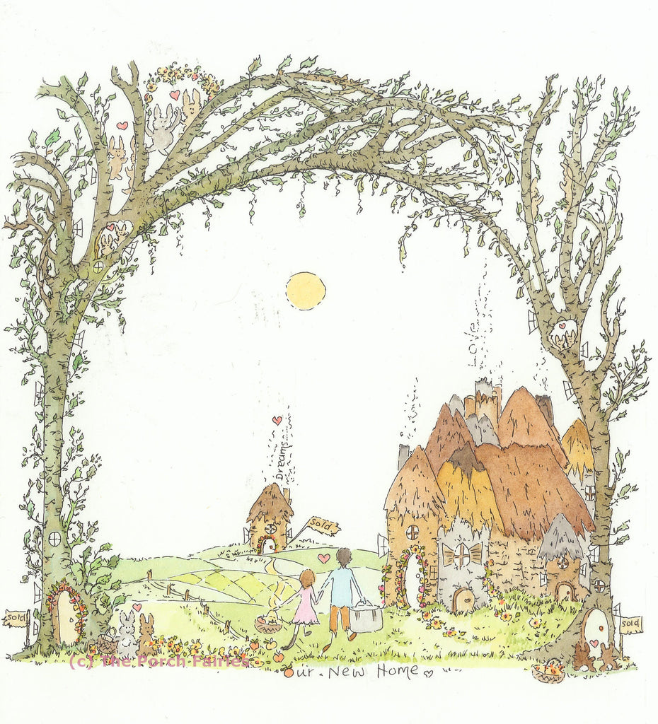 The Porch Fairies Card - New Home