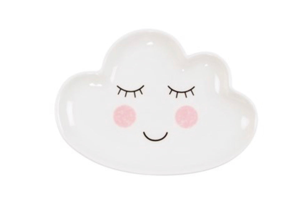 Sweet Dreams Smiling Cloud Plate