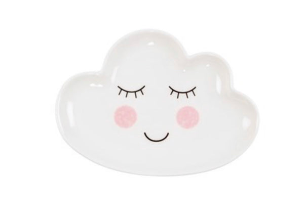 Sweet Dreams Smiling Cloud Plate