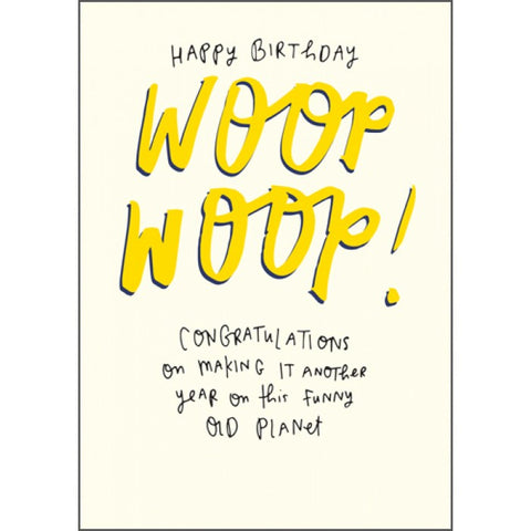 The Happy News Birthday Card - Woop Woop
