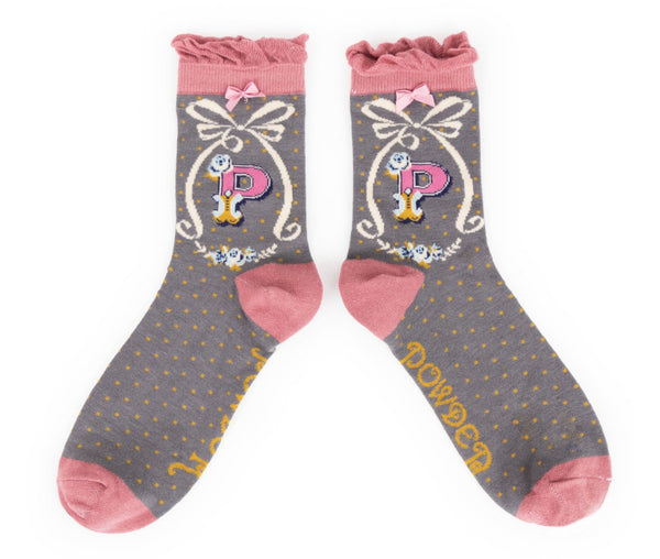 Powder A-Z Socks - P