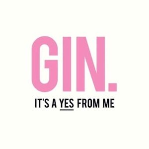 Alice Scott Greetings Card - Gin