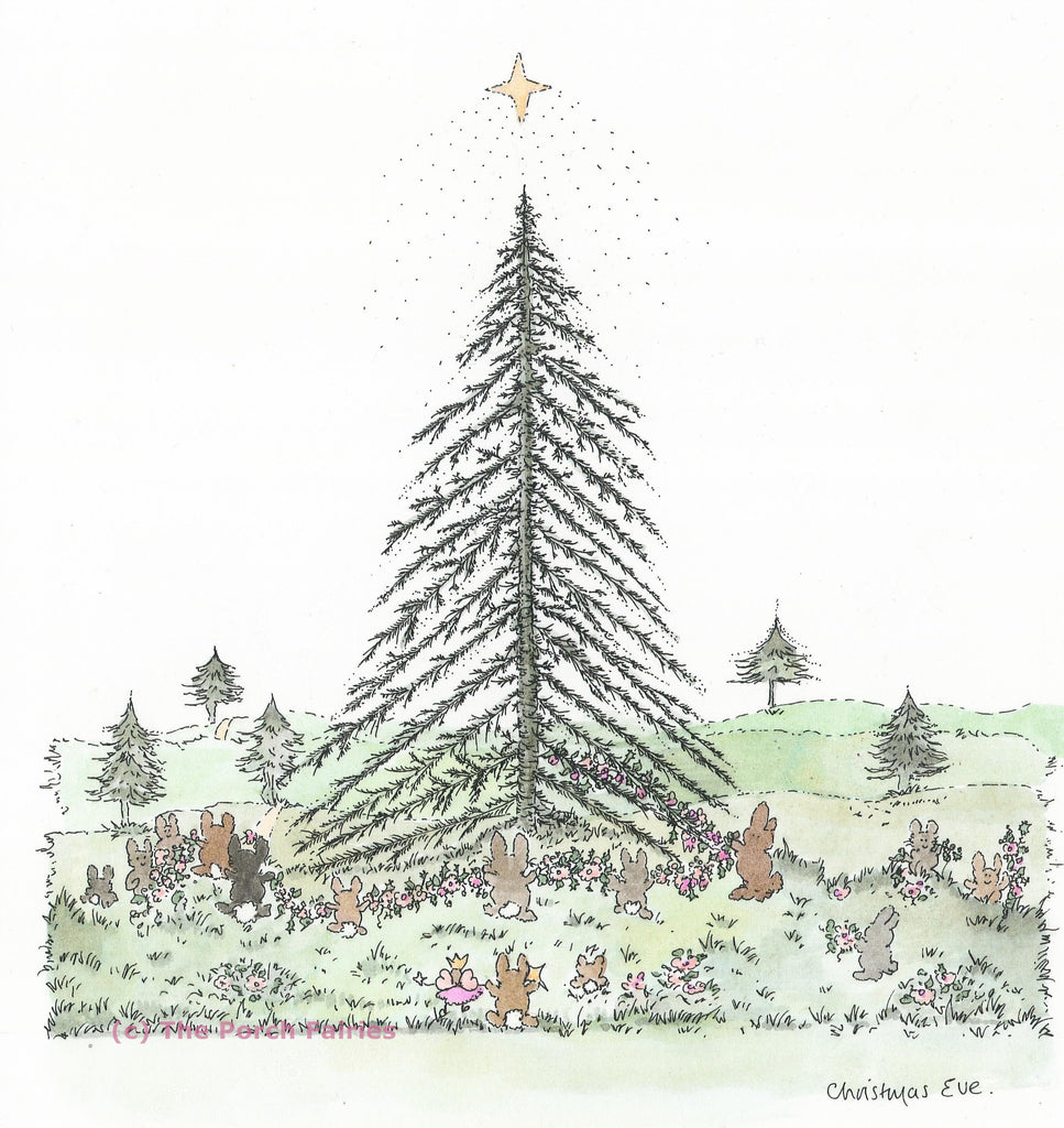 The Porch Fairies Christmas Card - 'Christmas Eve'