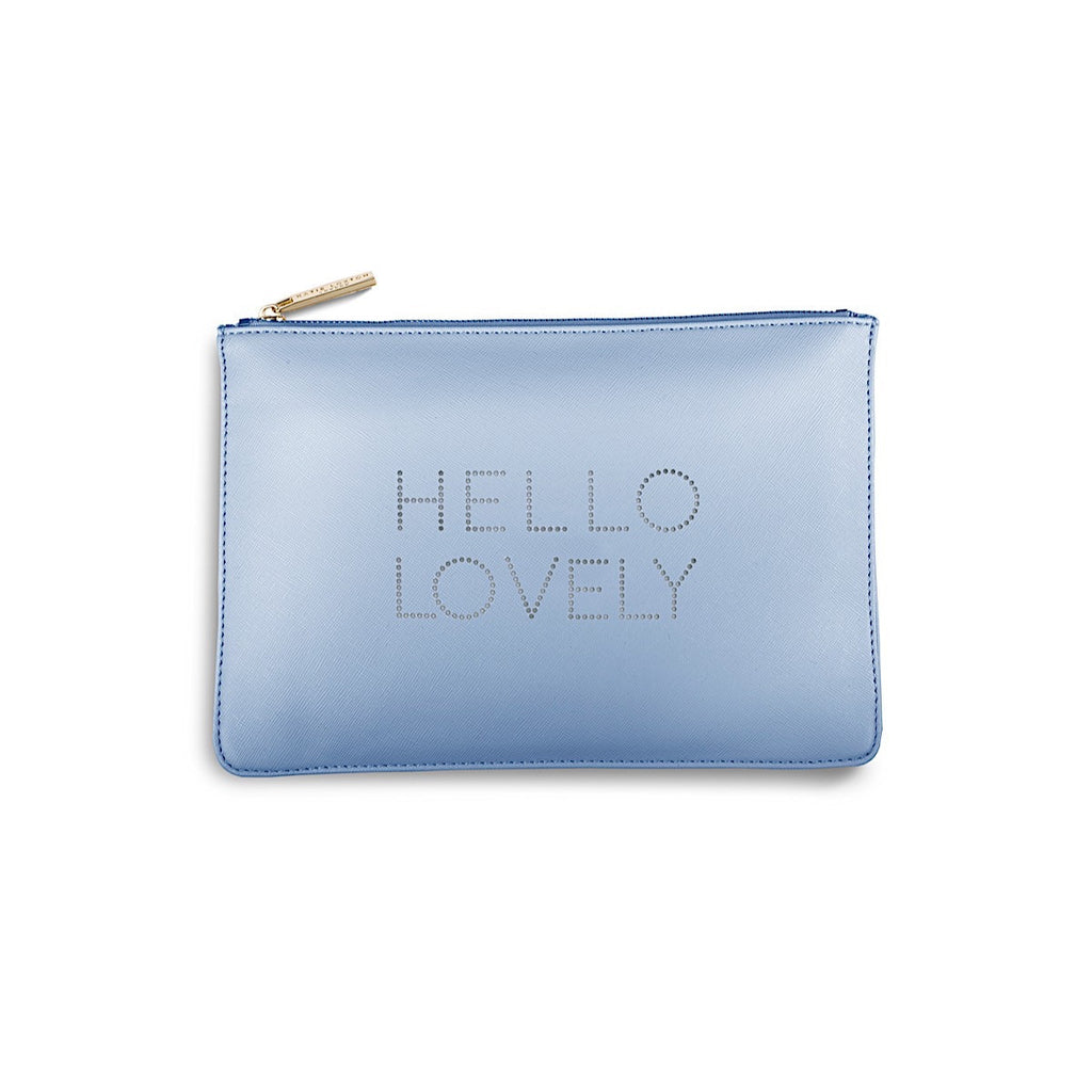 Katie Loxton Polka Dot Pouch - Hello Lovely (Blue)