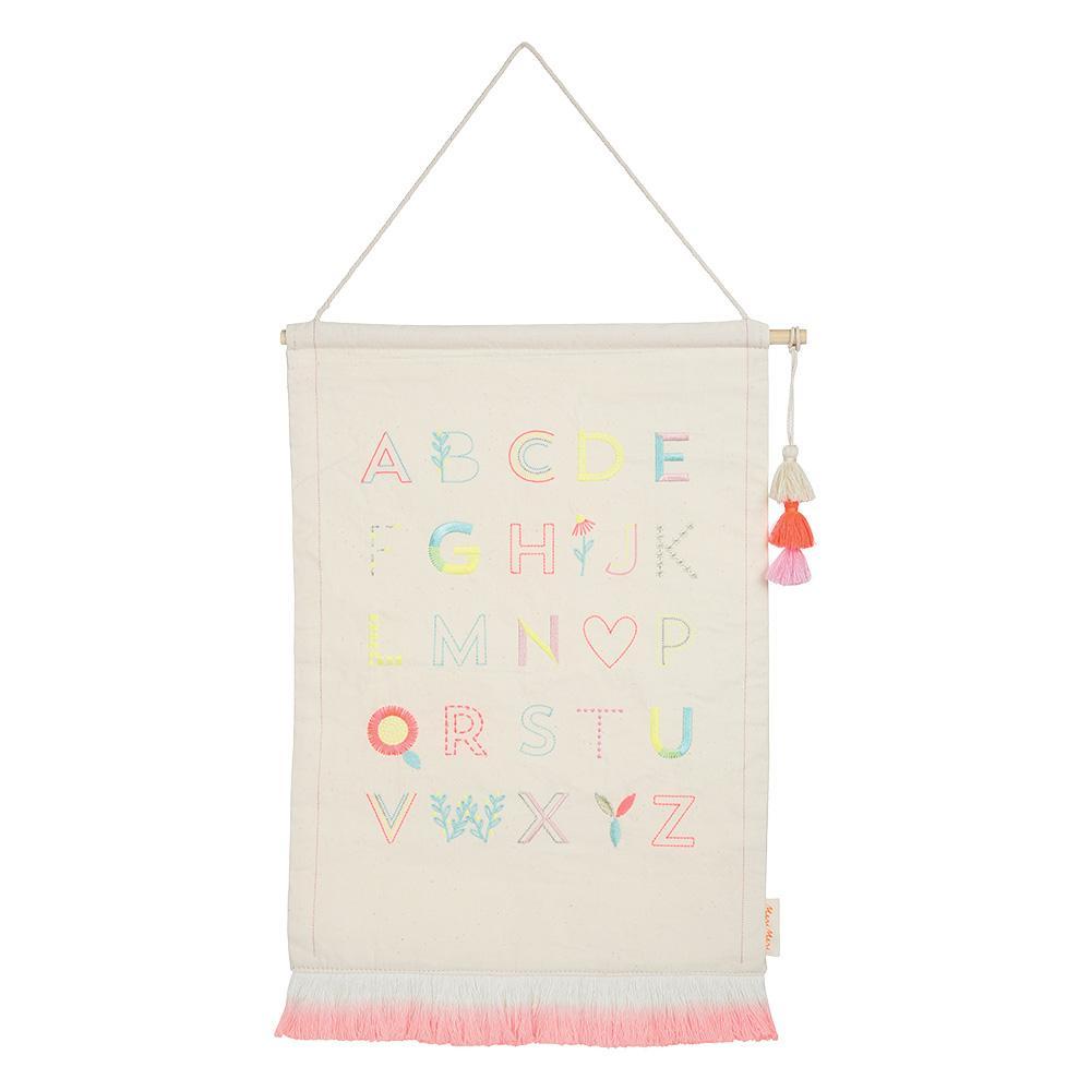 Meri Meri Pink Alphabet Wall Hanging