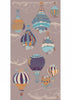 Powder Hot Air Balloon Print Scarf