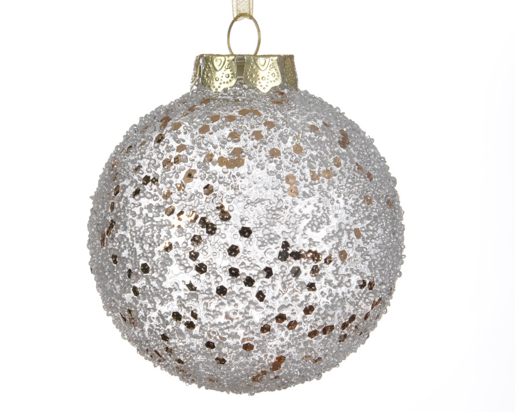 Glitter Snowball Bauble