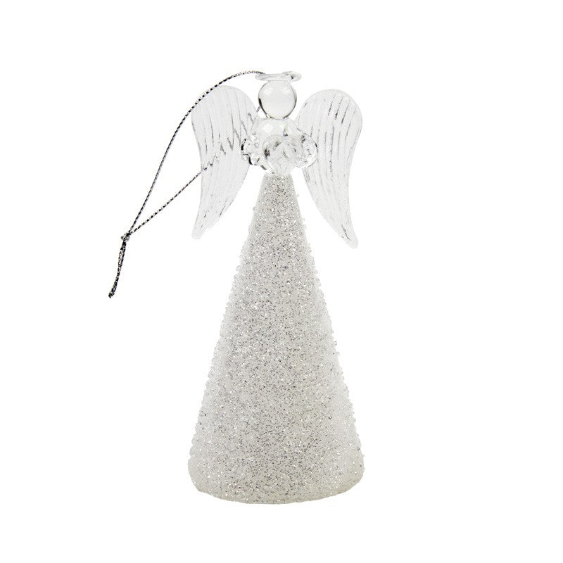 Glass Angel Hanging Decoration