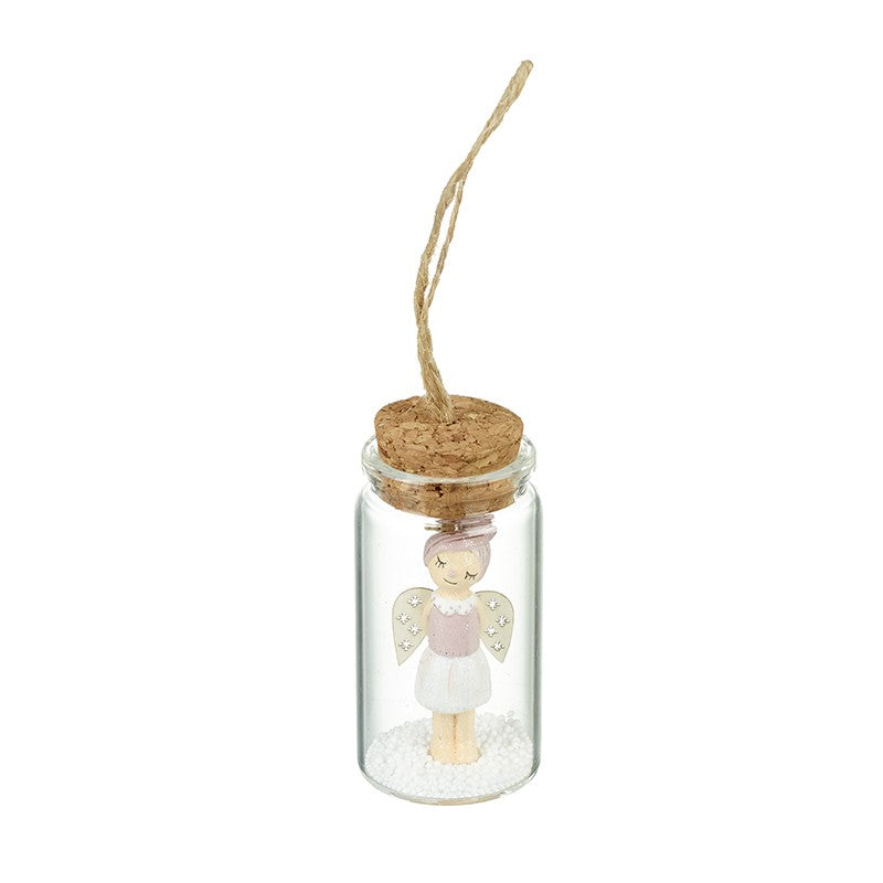 Resin Fairy In Bottle With Hanger