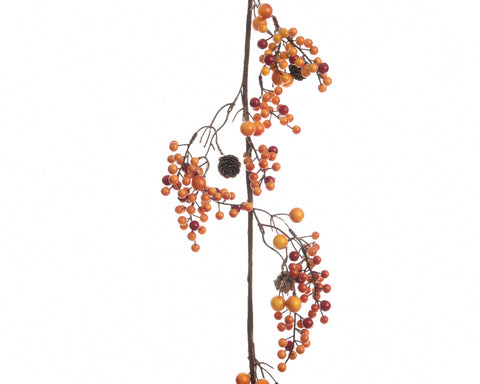 Foam Berry & Acorn Garland