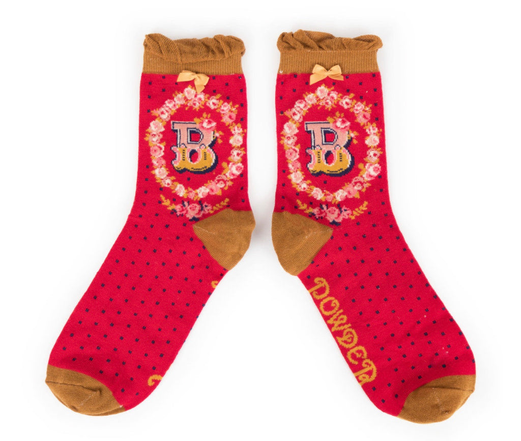 Powder A-Z Socks - B