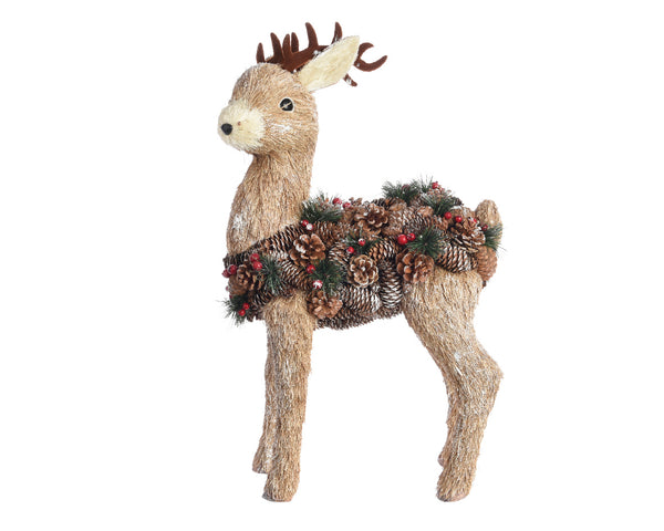Small Christmas Deer Standing Decoration