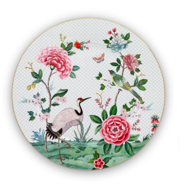 Pip Studio Blushing Birds 32cm Plate - White