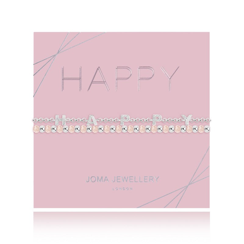 Joma Jewellery Icon Bracelet - Happy