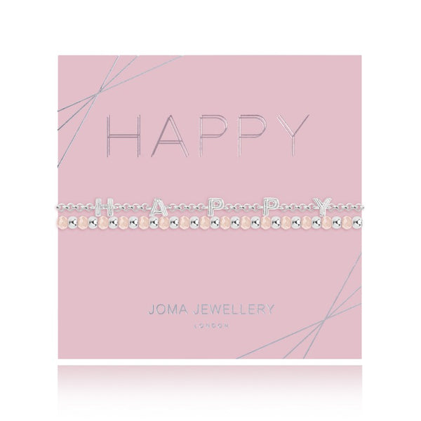 Joma Jewellery Icon Bracelet - Happy